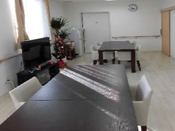 明るい共有スペース