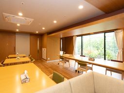 明るい共用スペース