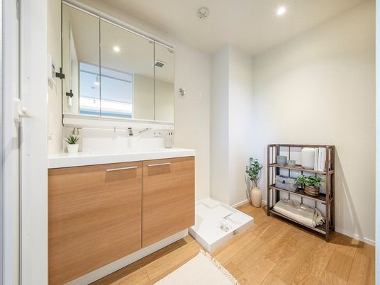 清潔な室内の洗面台