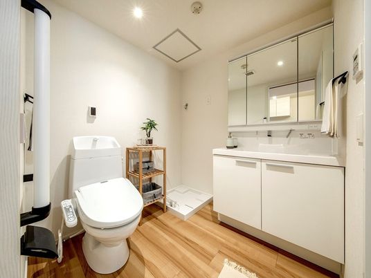 清潔感あるトイレ空間