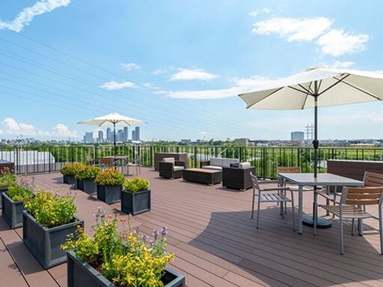 快適な屋外テラス