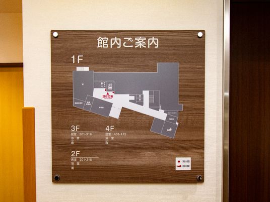 案内板の図面