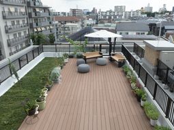 快適な屋外テラス