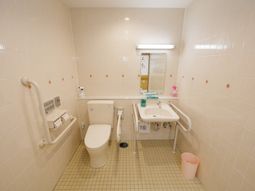 バリアフリーのトイレ