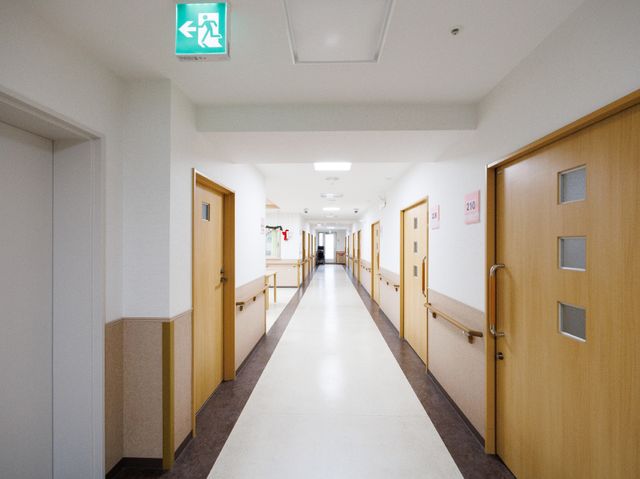 清潔な廊下の様子