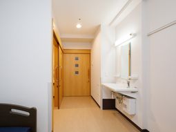 快適な洗面所の一角