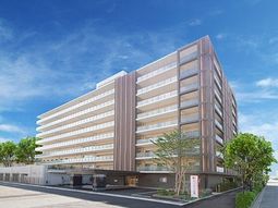 明るく清潔な建物外観