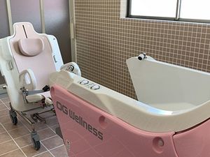 入浴用リフト付き浴室  