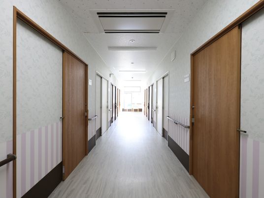 清潔感のある廊下
