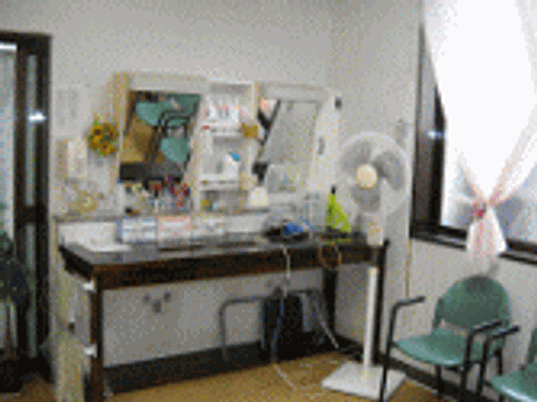鏡がある部屋