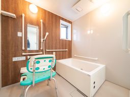 バリアフリーな浴室