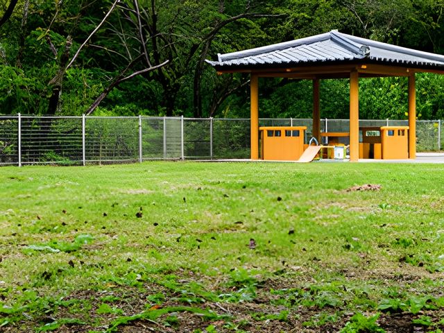 緑豊かな庭園 庭 自然に囲まれた庭です。休憩をしながらリラックスできるスペースがあります。