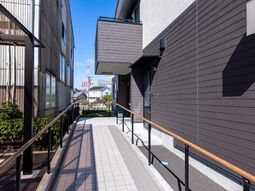 きれいな施設の外回り