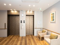 洗練されたロビー空間