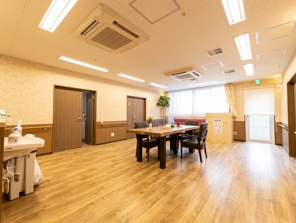 ゆったりした共用空間