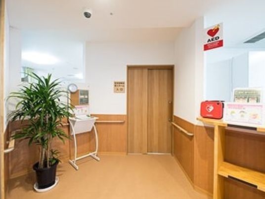 清潔な廊下の一角