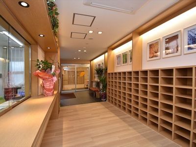 廊下の温もりある空間