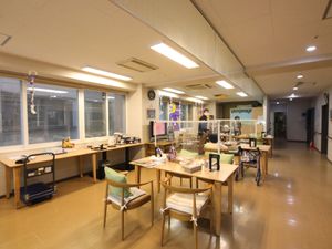 広々とした共有スペース