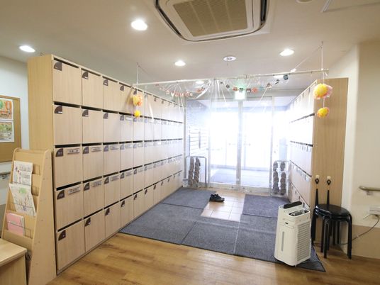 ゆとりある職員エリア