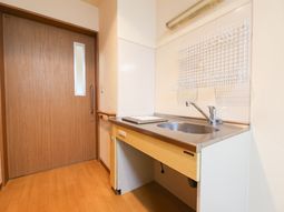 清潔なキッチンの一角