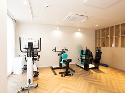 明るいトレーニングルーム