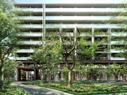 緑豊かな建物外観