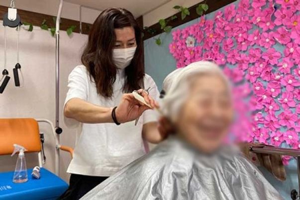 理美容室の様子