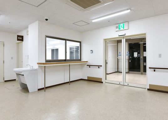 清潔なエントランス