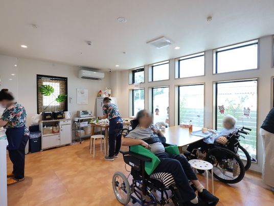 ケア施設の食堂