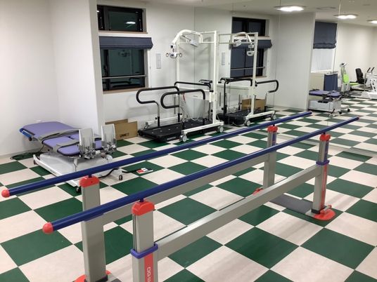 清潔な機能訓練室