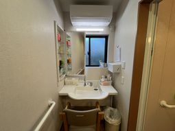 実用的な洗面所