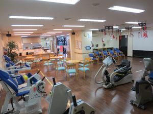 体を動かす機能訓練室