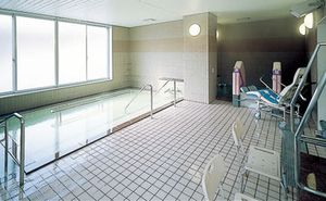 広々とした浴室