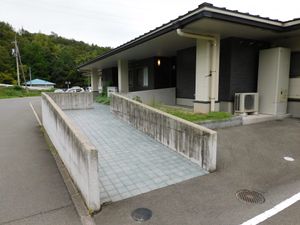 入りやすいエントランス