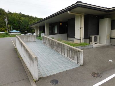 入りやすいエントランス