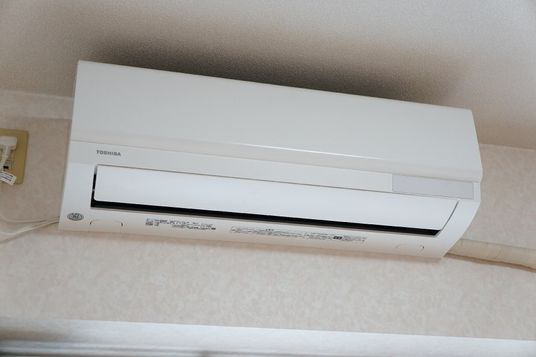 エアコンのクローズアップ