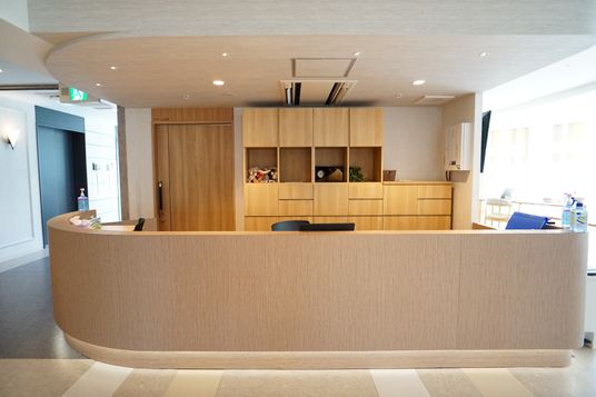 清潔感のあるフロント