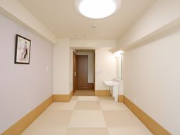 清潔感ある廊下の角