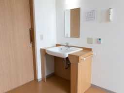 居室の洗面台の様子