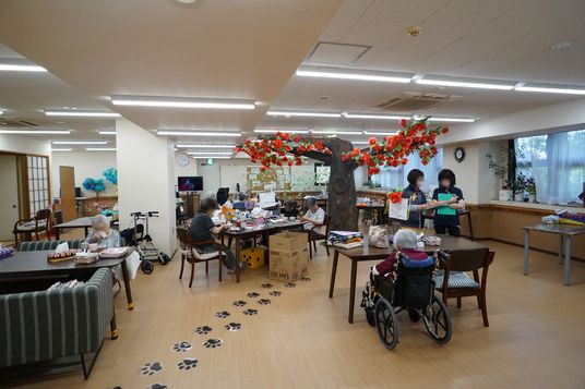 広々とした共有スペース