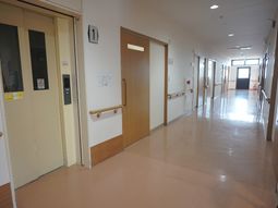 廊下の明るい風景