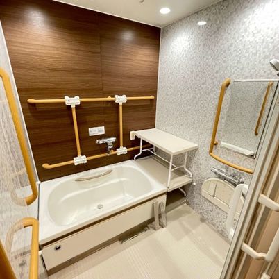 安全設計の浴室
