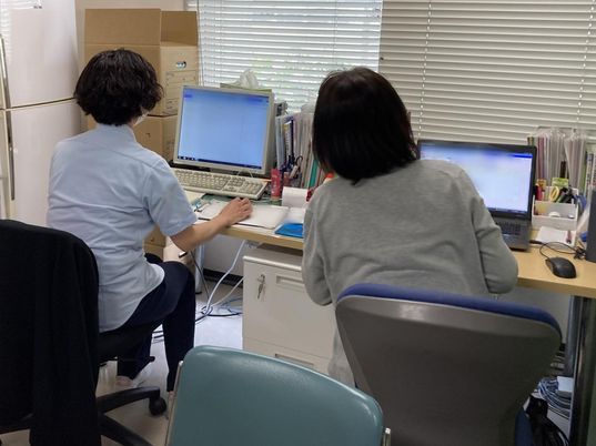 スタッフの作業場