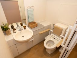 清潔感あるトイレスペース