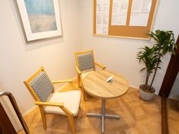 応接スペースの様子