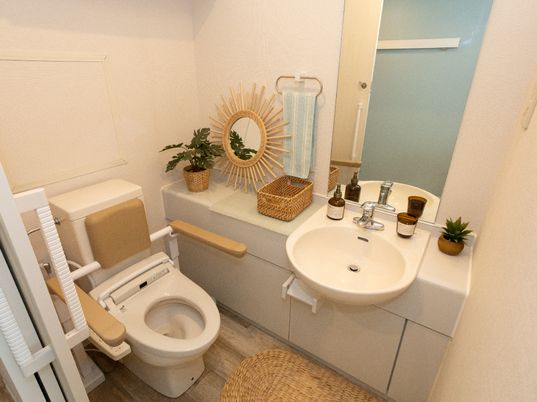 清潔感のあるトイレ空間