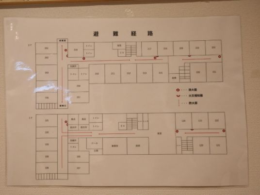 施設のフロアプラン図