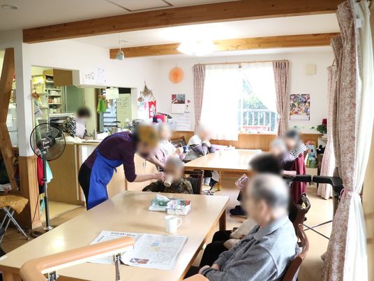 居心地の良い食堂の様子