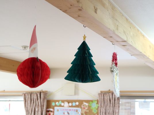 クリスマス飾りの会場