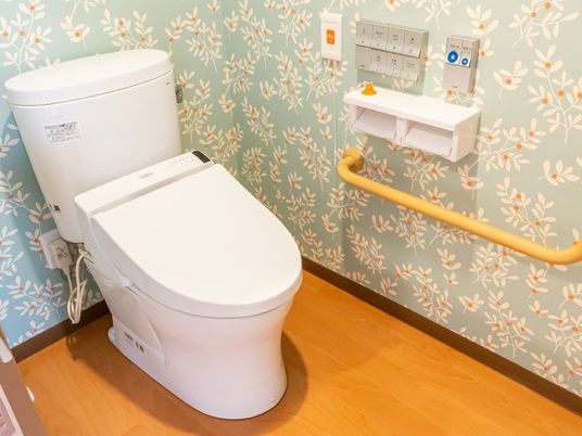 手すり付きトイレ空間